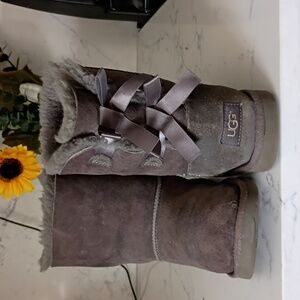UGG BOWS SHORT BOOTS FOR KIDS